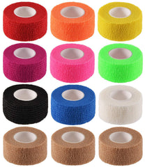i-CHONY 12-pack bandage wrap in colors for secure self-adhesive support during activity.