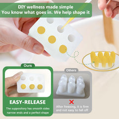 ICIMBI silicone molds and cleaning brush highlight easy cleanup after use.