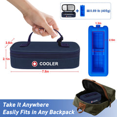 ICIMBI reusable ice pack demonstrated for meds cooling