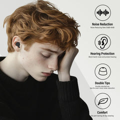 IDE11 tapones auditivos silicona talla XS: ajuste seguro para dormir.