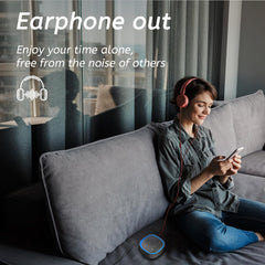 iEasy Sleep headphone jack close-up for private listening without disturbing others.