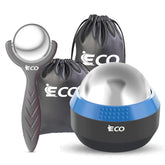 iECO Cryosphere roller ball in cold therapy mode for targeted muscle relief