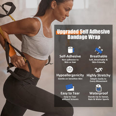iewyck banda adhesiva para muñeca y mano, proteccion suave y ajuste cómodo