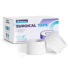 iFwevs cinta médica de papel para fijar vendas con tacto cómodo.