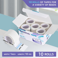 iFwevs cinta de papel hipoalergénica mantiene la piel seca sin irritación.
