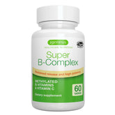 Igennus Super B-Complex packaging close-up showing a clean label and all-day supplement solution.
