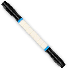 iGreely Premium Muscle Roller 17in white with sturdy build for on-the-go recovery sessions