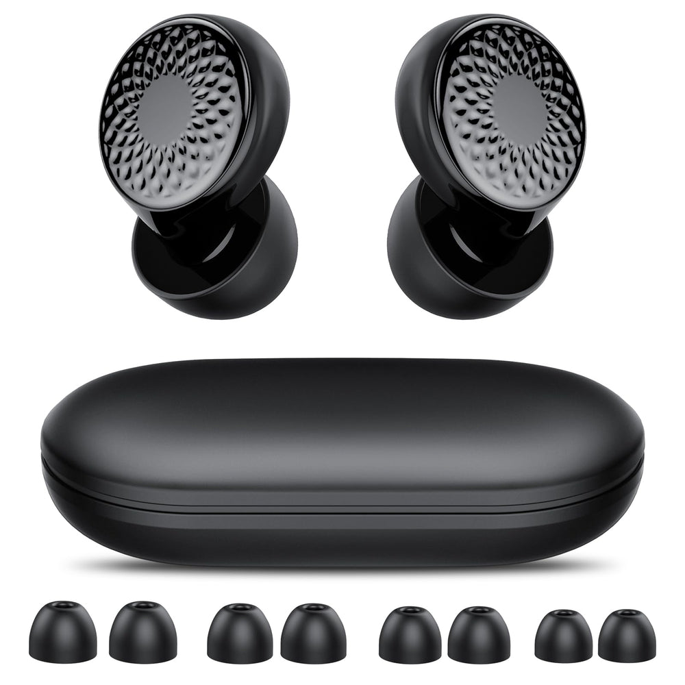 IKG ear plugs sleeping case with 45dB noise reduction for travel.