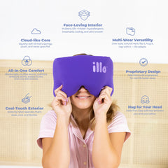 illo silk-modal face panel delivers skin-friendly cooling and breathable comfort