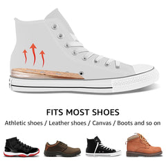 Dr. Foot's Heel Lift for Leg Length Discrepancies, Height Increase Insole for Heel Spurs, Heel Pain, Sports Injuries, and Achilles tendonitis (2 Layers: Small-Women's 4.5-9.5|Men's 6-8.5)