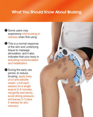 Rovista Anti Cellulite Massage Tool - Ergonomic Cellulite Remover for Legs and Arms with Detachable Handles - Smooth-Glide Lymphatic Drainage Massager for Tightened Skin and Boost Confidence (Blue)