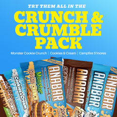 Final Boss Anabar Cookies and Cream bar with authentic chocolate coating.