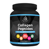 Iman Vitamins Halal Collagen Peptides powder bottle supports skin, hair, nails, and joints.