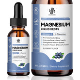 iMATCHME magnesium glycinate liquid bottle showing calm support and blueberry flavor