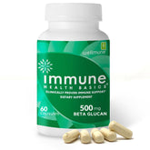 Immune Health Basics Ultra Strength Immunity bottle offers daily capsule support for wellness.