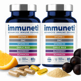 Immuneti Advanced Immune Support bottle pour for daily immune routine