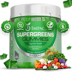 Impact Fiber Gummies jar front for daily family wellness