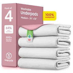IMPROVIA washable underpads with edge-wicking absorption for leak protection