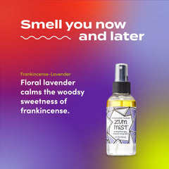 Indigo Wild Zum Mist body spray being applied for subtle fragrance.