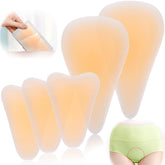 Inefticism camel concealer toe cover small Y-shape pad for discreet coverage under swimsuits.