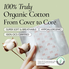 Inertia Prism Red pads with wings extended for secure, leak-proof coverage during movement.