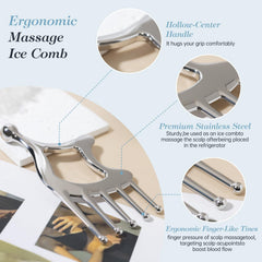 InfiniteRelax stainless steel massage tool, built for durability and easy cleaning after use.