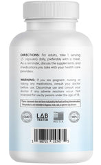 Infusions International SAM-e 1200mg label highlights potency and ingredients.