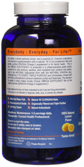 Innate Choice Omega Sufficiency Lemon capsules close-up, easy to swallow daily supplement.
