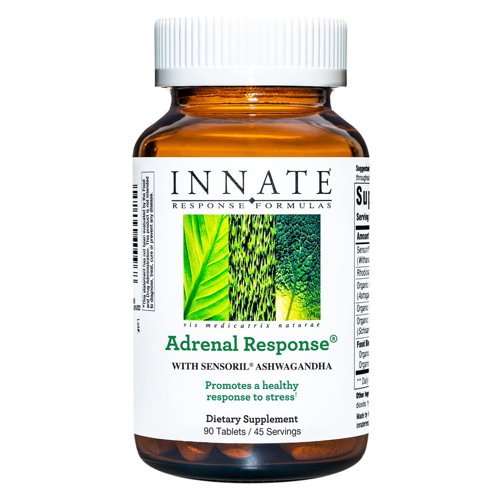 Innate Response Adrenal bottle front showing daily stress support concept