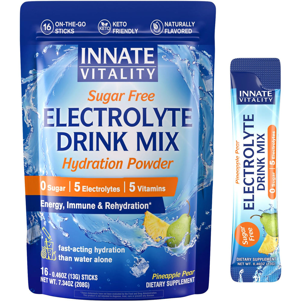 Innate Vitality electrolytes pineapple-pear packets for refreshing hydration