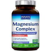 Innate Vitality Magnesium Complex bottle front with 4-in-1 blend for energy and nerves