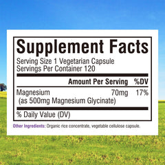 Innate Vitality Magnesium Glycinate capsules easy to swallow for everyday use.