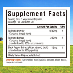 Innate Vitality turmeric capsules in blister pack emphasizing enhanced absorption.