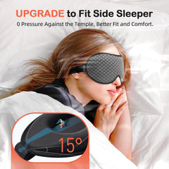 INNELO light blocking sleep mask with nose bridge for full darkness