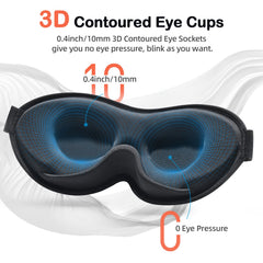 Innelo memory foam mask offers soft, breathable comfort.