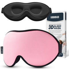 Innelo 3D Contoured Sleep Mask for side sleepers with no eye pressure.