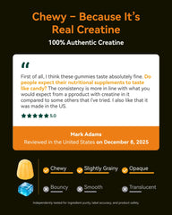 Inner Brightness Creatine Gummies mango passionfruit flavor for on-the-go energy.
