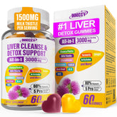 INNIOXV Liver Cleanse Gummies jar front for daily vegan liver support.