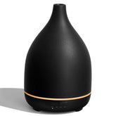 InnoGear ceramic diffuser in black front view with 300ml capacity for room fragrance.