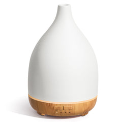 InnoGear ceramic diffuser cover close-up showing durable, stylish aromatherapy look.