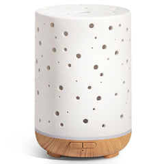 InnoGear ceramic diffuser cover with ambient lighting enhances living spaces.