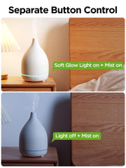 InnoGear diffuser showing independent LED light for night ambiance