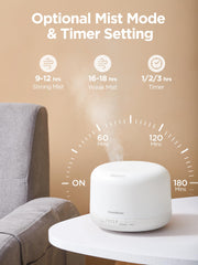 InnoGear diffuser intermittent mist for balanced ambience.