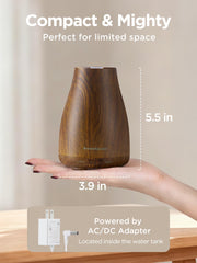 InnoGear diffuser with 7-color LED bronze finish for mood lighting