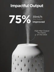 InnoGear ultrasonic diffuser releasing upward mist for balanced humidity