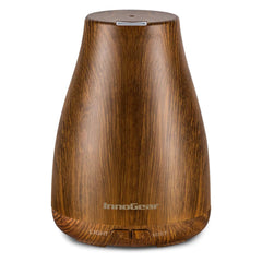 InnoGear essential oil diffuser bronze top view; ideal for compact spaces
