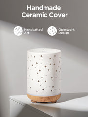 InnoGear stone diffuser upward mist output provides focused diffusion.