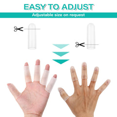 InnoHHustle adjustable finger sleeves adapt to index, middle, and ring fingers.