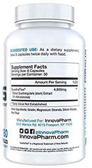 InnovaPharm Superior Cissus QuadraFlex packaging box emphasizes high-dose formula.