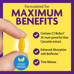 InnovixLabs Curcumin C3 Reduct active form demonstrating high potency.